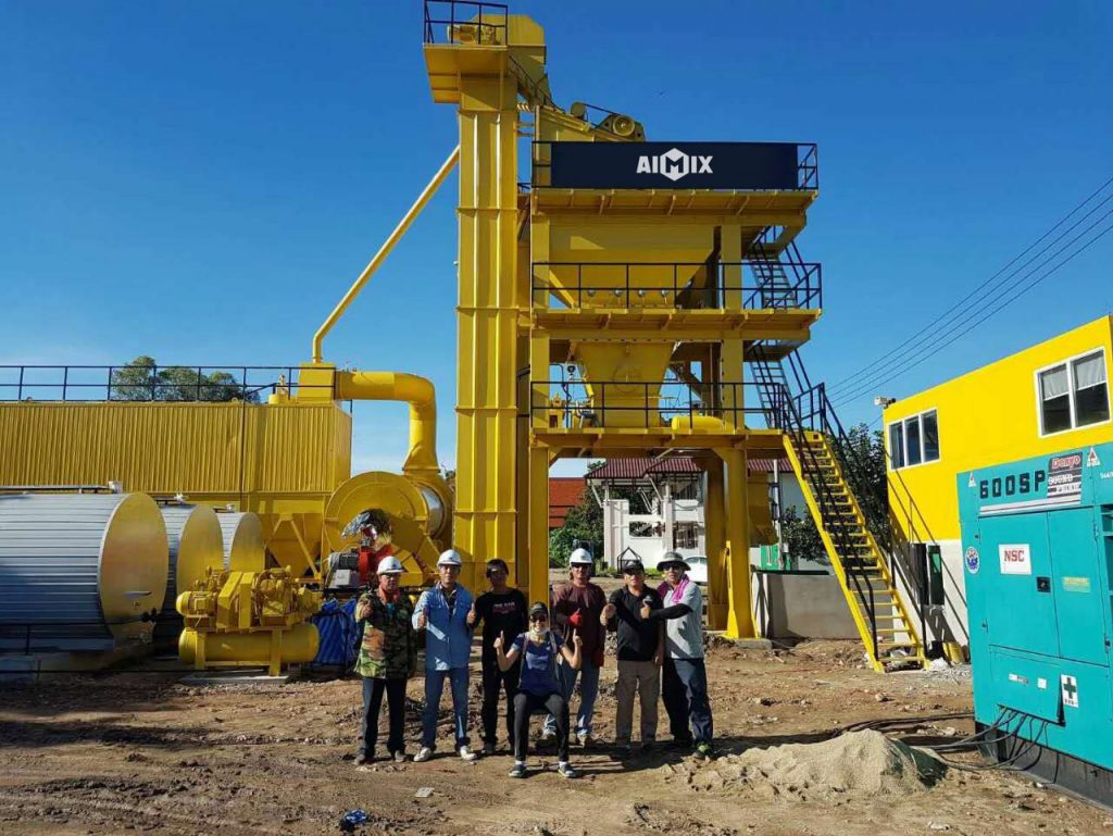 ALQ80 hot asphalt mixing plant