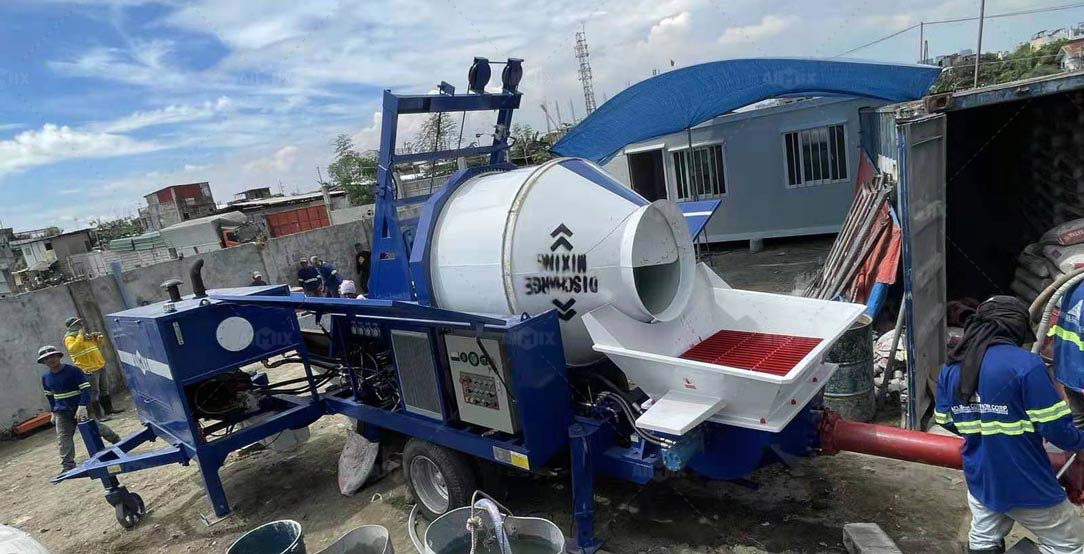 Diesel Concrete Pump Mixer