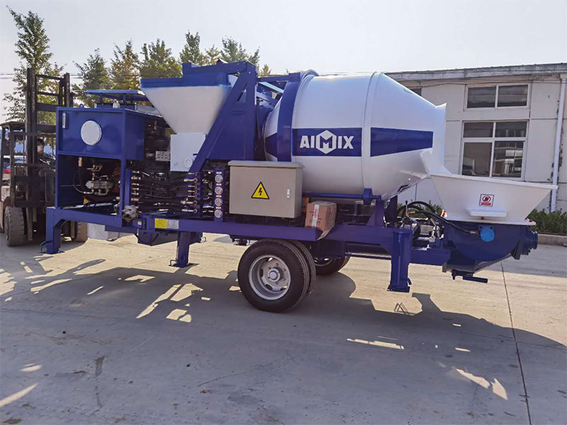 pompa beton mini di jual tipe-mixer