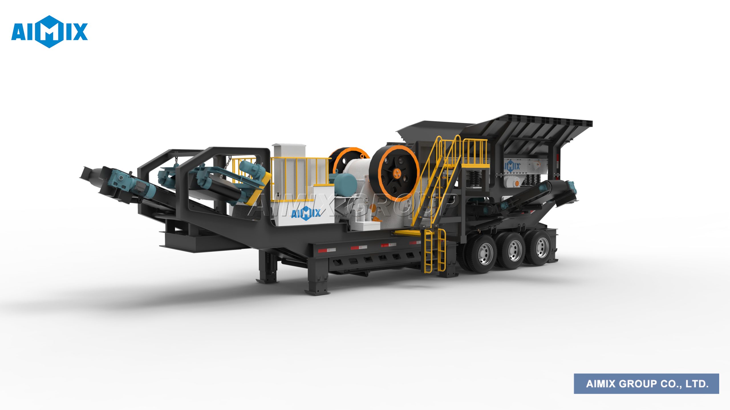 Mobile jaw crusher