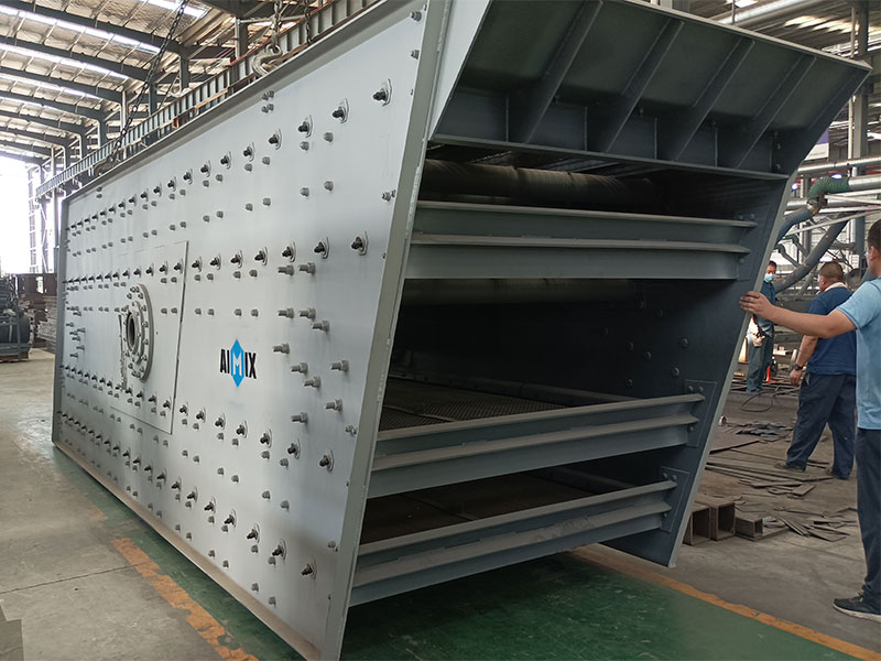 vibrating screen machine in crusher plant