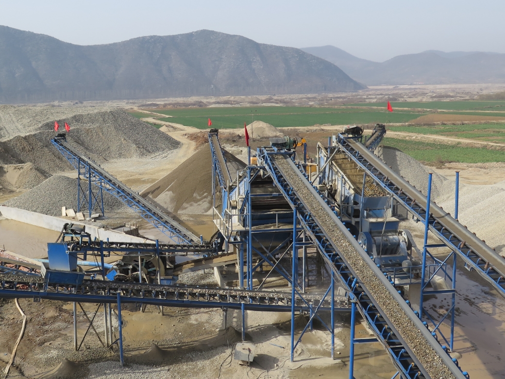 150TPH Crushing and screening plant mobile
