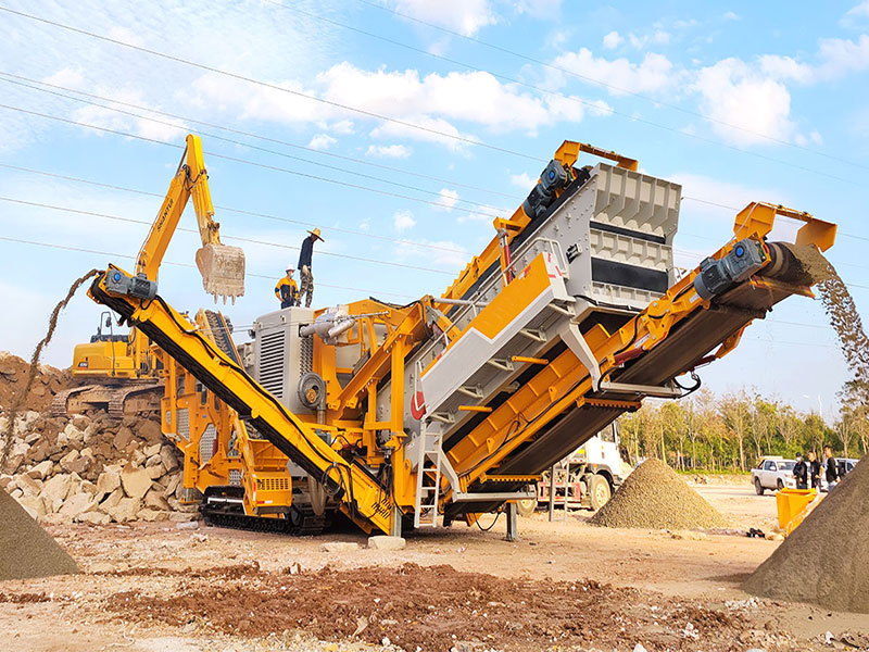 mobile-type crusher plant