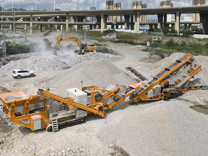 Mobile Stone Crusher Plant for Construction Industry
