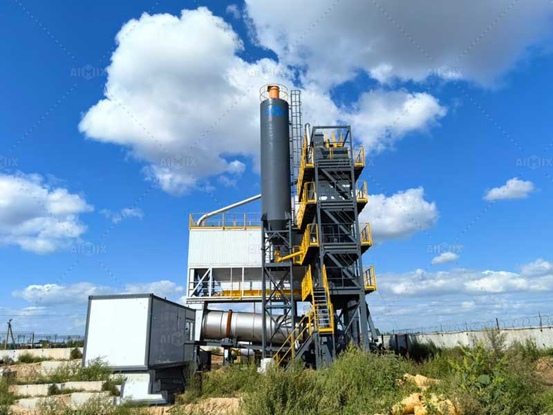 160tph stationary asphalt batching plant for sale in Kazakhstan