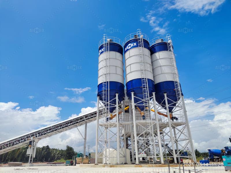 concrete mixer plant price