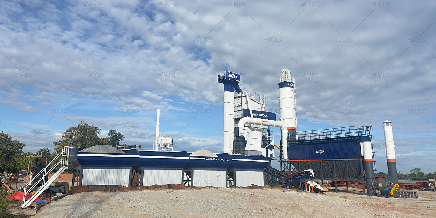 80tph Batch Mix Asphalt Plant for Gyaing Zathapyin and Atran Bridge Construction in Myanmar