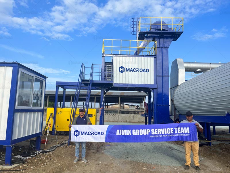 Mini Asphalt Plant in Ecuador
